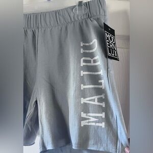 Modern lux short size m color baby blue